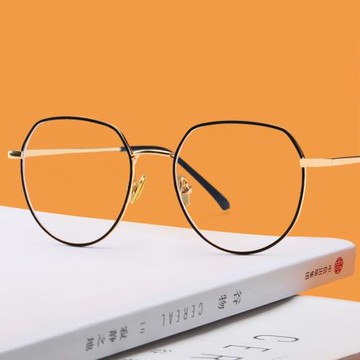 新款金屬平光鏡女防藍光眼鏡女士眼鏡架男女通用近視眼鏡可配近視