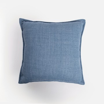 厚編棉絨環保棉抱枕 45x45cm 藍