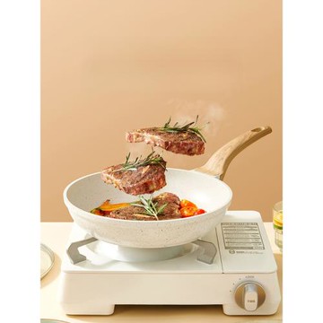 意大利ZPPSN麥飯石不粘鍋平底鍋煎鍋家用炒鍋炒菜鍋電磁爐燃氣灶