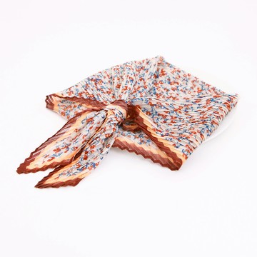 niceioi 悠然波西米亞壓褶絲巾