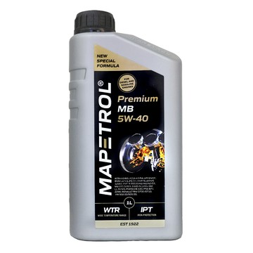 【易油網】MAPETROL PREMIUM MB 5W40 全合成機油 柴油車 汽油車 機車