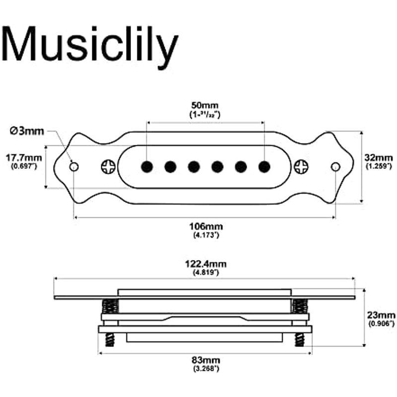Musiclily 6弦ギター用ピックアップハーネスセット