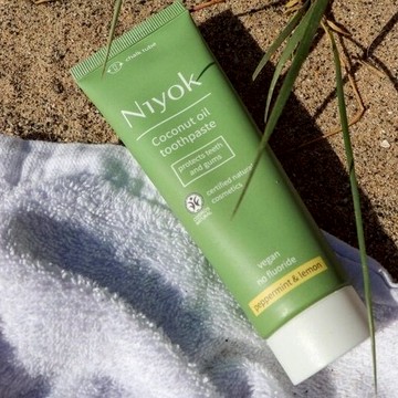 [贈竹製牙刷]【歐法頌】Niyok 椰子油牙膏-檸檬