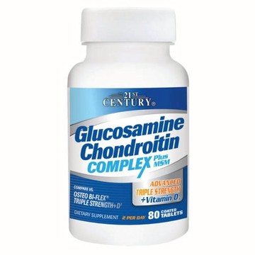 Glucosamine Daily Complex 80 Tabs by 21st Century
