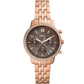 送禮首選★FOSSIL Scarlette 最美時尚大三眼女錶-38mm ES5218【美國時尚品牌】  附提袋【全館滿額折價★FOSSIL全系列包夾送美妝蛋】