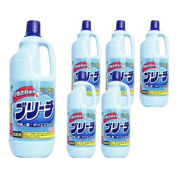 第一石鹼 Laundry Club 漂白劑 白色衣專用  1.5L  1入  6瓶
