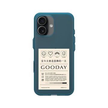 iPhone 17 Clear (相機按鈕) 夜幕藍 - 好日曆 GOODAY (星期安有限公司) - 今天會是很棒的一天