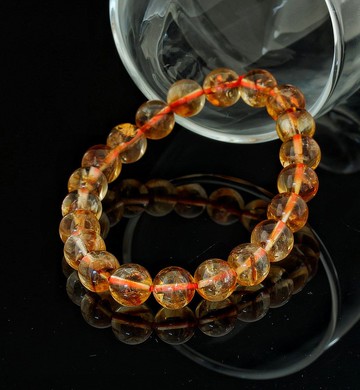 黃水晶 9.5mm 手鍊 ( Citrine 9.5mm Bracelet )