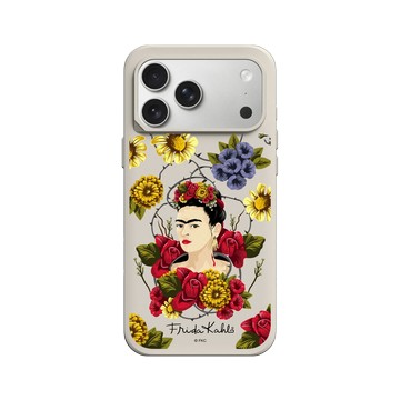 iPhone 17 Pro Max SolidX 貝殼灰 - Frida Kahlo - 卡蘿與花