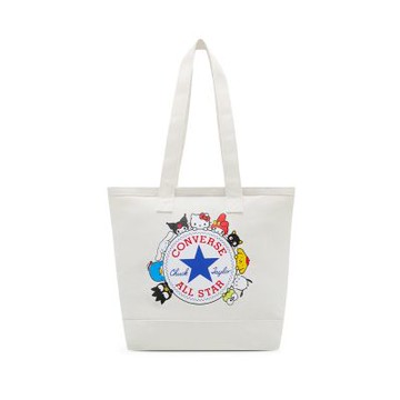 Converse x Sanrio 三麗鷗聯名款 米白 托特包 手提 肩背 WA5872W2Y