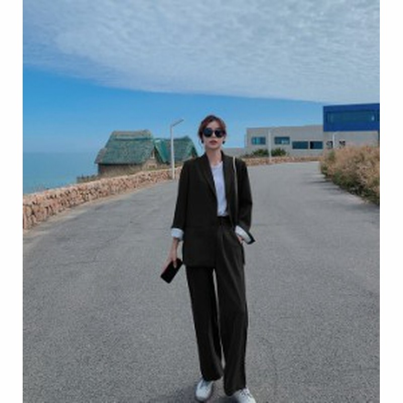 パンツスーツ レディース フォーマル セットアップ レディース スーツ ジャケットスーツ レディース 大人かわいい ゆったり ボーイフレン 通販 Lineポイント最大7 0 Get Lineショッピング