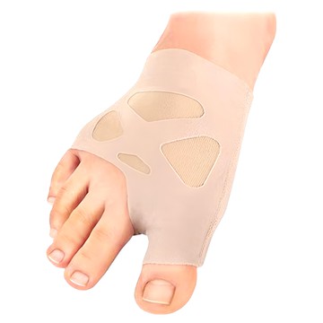 alphax 醫護超彈性X型外反拇指矯正套 AP-434160 右腳 膚色  M(23.5~24.5cm)  1個