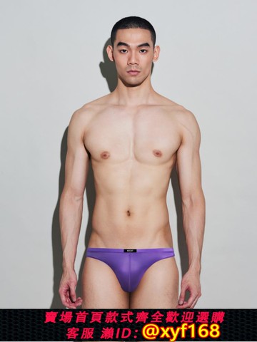 {可打統編 保固一年}Noexit緞面光澤三角比基尼性感男士內褲
