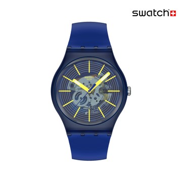 Swatch REVEALED IN THE DEPTHS 經典手錶 SO29I100 (41mm)【官方旗艦店】