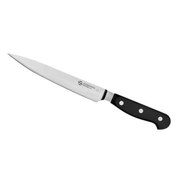 Atlantic Chef 六協 經典系列 彈性片魚刀  18cm  銀色 + 黑色  1支