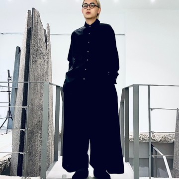 刺繡剪接口袋襯衫