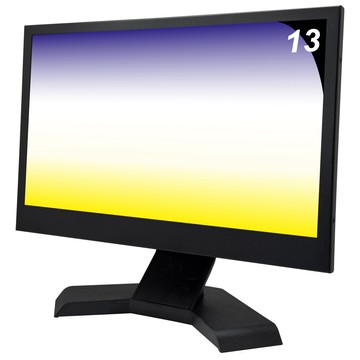 CHICHIAU 13吋多功能IPS LED寬螢幕液晶顯示器(AV、BNC、VGA、HDMI、USB) 133MH型