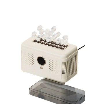 便利生活小物 220V商用制冰機 小型製冰機 家用製冰機 方冰制冰器 商用小製冰機 露營攜帶製冰機 自動製冰機16冰