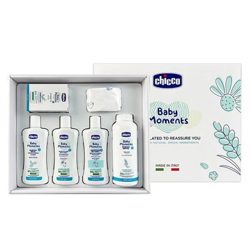 【丁丁藥局】CHICCO寶貝嬰兒植萃沐浴呵護質感禮盒 喜客券