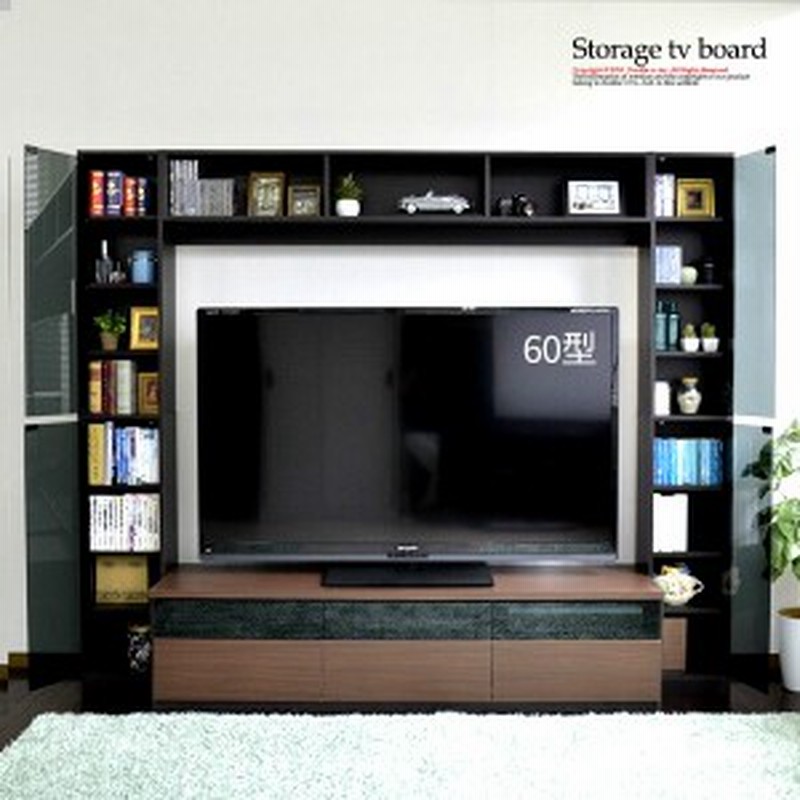 テレビ台 壁面収納 おしゃれ テレビボード ハイタイプ 収納 多い 北欧 木製 160cm幅 60インチ対応 アンティーク 通販 Lineポイント最大get Lineショッピング