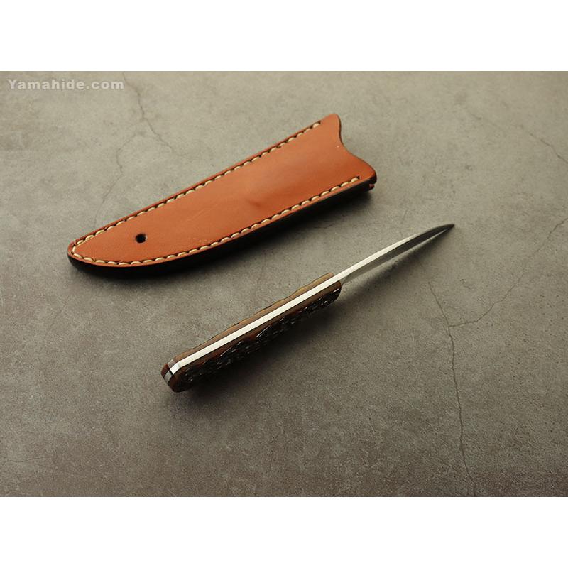 戸崎茂 作 デスクナイフ ver2 TB トリビュート シースナイフ Shigeru Tozaki Desk Knife TB Tribute custom knife