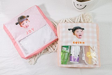 客製禮物 | 客製透明窗收納袋