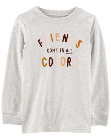 Kid Friends Come In All Colors Jersey Tee