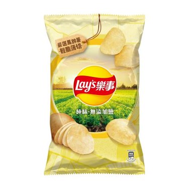 樂事 純味無添加鹽洋芋片80g/包
