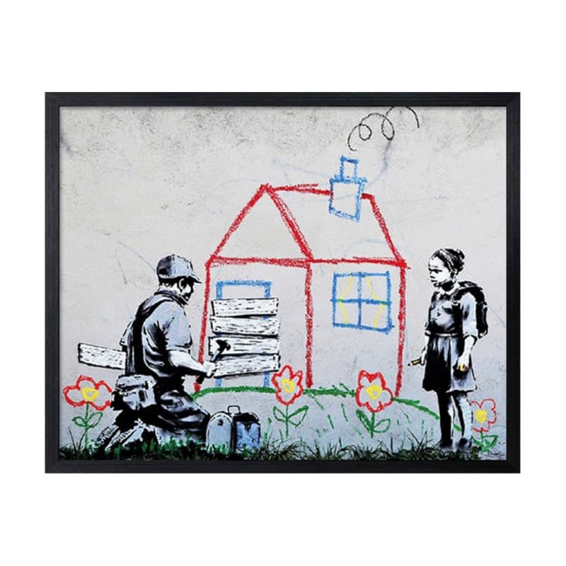 アーティストポスター Banksy Playhouse バンクシー プレイハウス | LINEショッピング