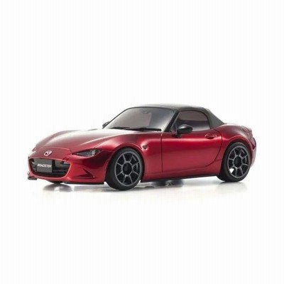 流行に  京商 マツダロードスターソウルレッドプレミアムメタリック ホビーラジコン