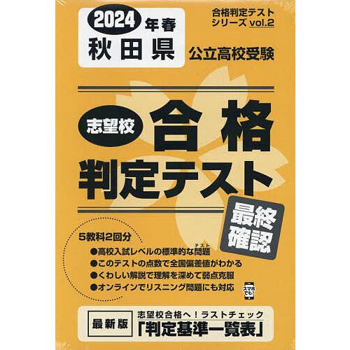 秋田県公立高校受験最終確認