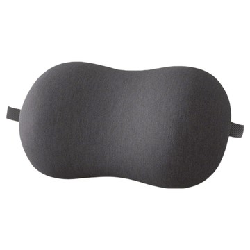 SUNORO 迷你豆豆記憶棉午睡枕 附綁帶  深灰色  1個  26 x 15cm