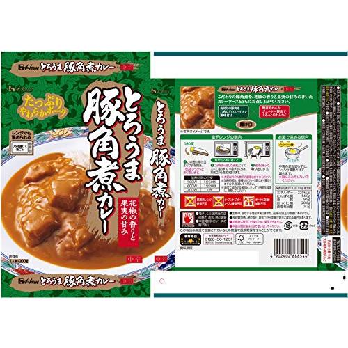 ハウスとろうま豚角煮カレー 200g ×5個 [レンジ化対応・レンジで簡単調理可能]