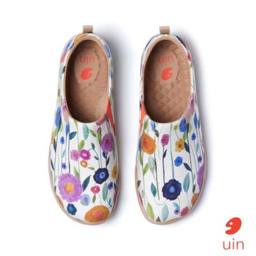 uin 西班牙原創設計 女鞋 綺夢花藤彩繪休閒鞋W1011476