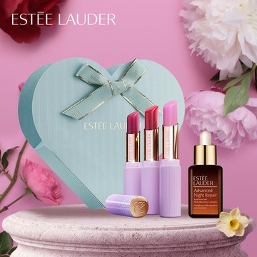 給情人透亮好氣色【Estee Lauder 雅詩蘭黛】1+1 水啵啵潤唇小棕心意禮盒 💗| 潤唇膏 生日禮物 IU同款 唇膏 情人節禮物