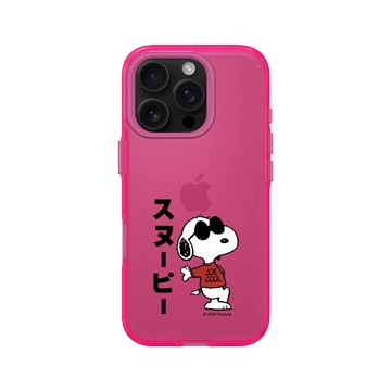 iPhone 16 Pro Clear 粉漾桃 - 史努比 Snoopy - Joe Cool