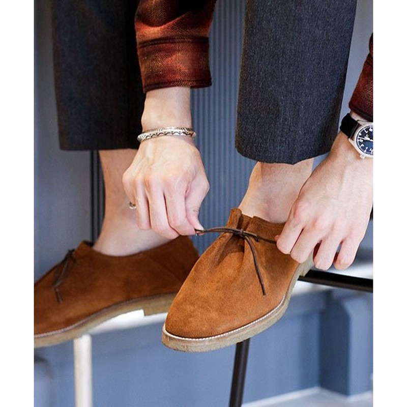 ナノ ユニバース イタリア製クレープソールシューズ 通販 Lineポイント最大0 5 Get Lineショッピング