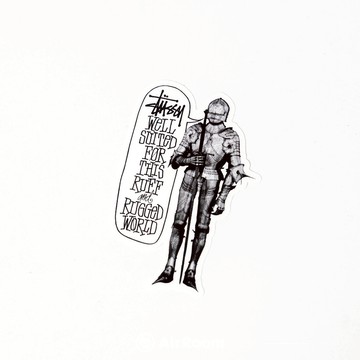 AirRoom 正品現貨 2025SS STUSSY 骰子 圓桌武士 貼紙