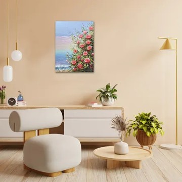 【御畫房】當代國家級展覽畫家 抽象系列手繪油畫60×80cm(DB-072)