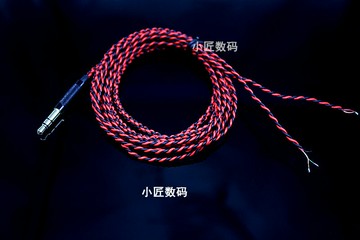 四股麻花occ單晶銅 黑紅耳機線材 耳機升級線 diy耳機配件
