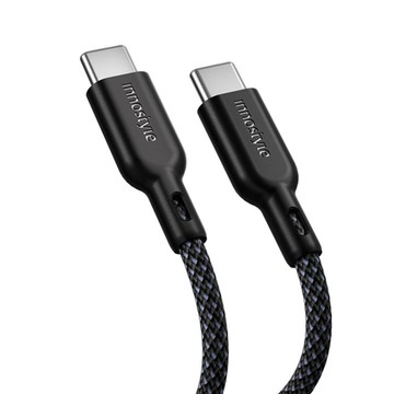 innostyle PowerNova 雙Type-C/PD充電線傳輸線快充線編織線 60W 1.5M