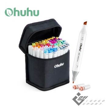 Ohuhu - Oahu 80色雙頭酒精性麥克筆套組