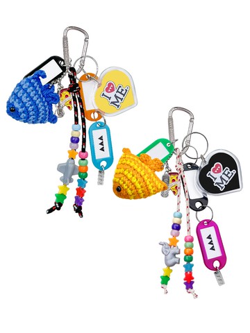 Love Me Knit Momo Keyring