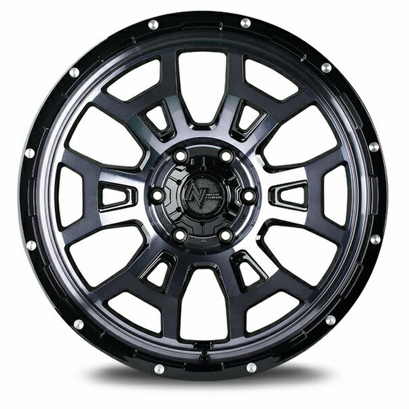 MID ナイトロパワー H6スラッグ 1本販売 ホイール キャラバン【16×6.5J 6-139 INSET48】25系 NITRO POWER H6  SLUG アルミホイール 1枚 単品 | LINEショッピング