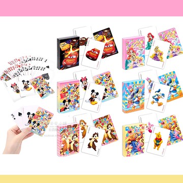 日本直送 A197 迪士尼 桌遊 紙牌遊戲 撲克牌 皮克斯 奇奇蒂蒂公主麥坤唐老鴨米奇 撲克紙牌團體遊戲必備娛樂消遣