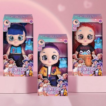 【台灣出貨】K-pop獵魔女團音樂三人組多關節可動聲光公仔 精緻手辦娃娃玩偶大禮物推薦 送禮自用兩宜動態展示舞台重現收藏