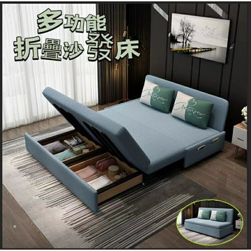 ??【免運】沙發 沙發床 小戶型沙發床 坐臥兩用床 多功能折疊沙發床 科技布沙發床