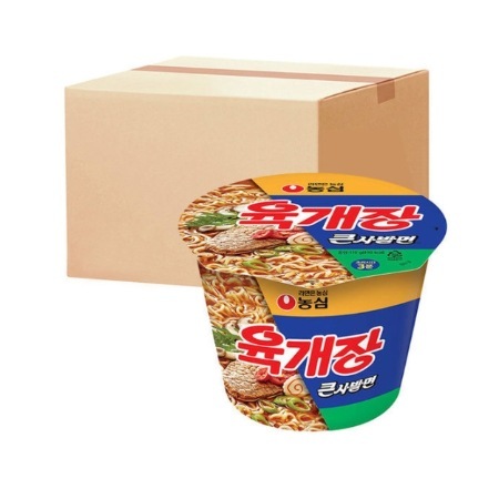 ユッケジャン 大カップ110g 16個入り 1ボックス 韓国ラーメン カップラーメン麺 韓国人気料理であるユッケジャンの味をそのまま再現したラーメンです