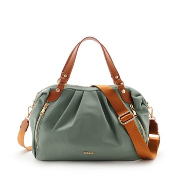 FIRANO-GY 防水輕量尼龍側拉鍊手提包(灰色)