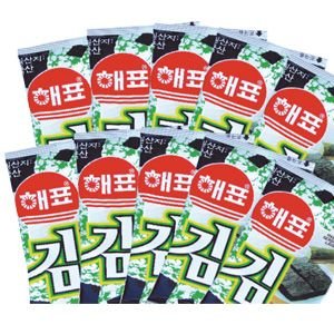 韓国のり ヘピョ 弁当用海苔 1袋(10パック入り)